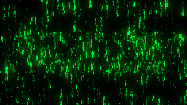 Distortion screen with glitch effect. Abstract digital background with noise waves. Hacked computer and technical problem. 3D rendering.