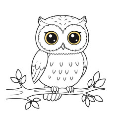 Nurturing Owls: A Heartwarming Parent-Child Embrace