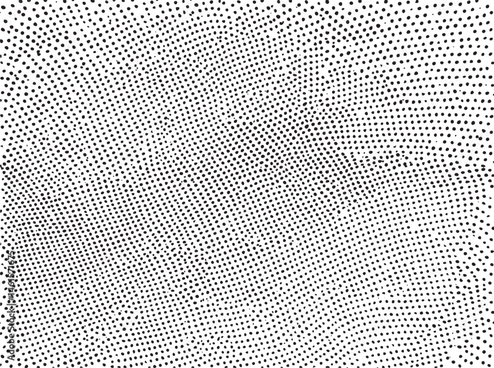 Poster a densely patterned background of numerous small black dots against a white canvas.
