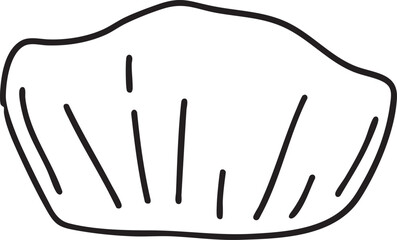 Obraz premium A smooth gray seashell rests on a textured surface.