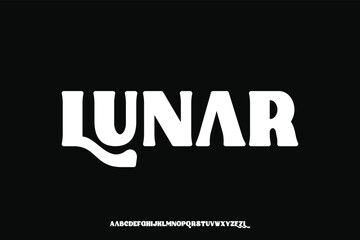 Display alphabet font vector design suitable for headline, poster, logo, magazine and many more