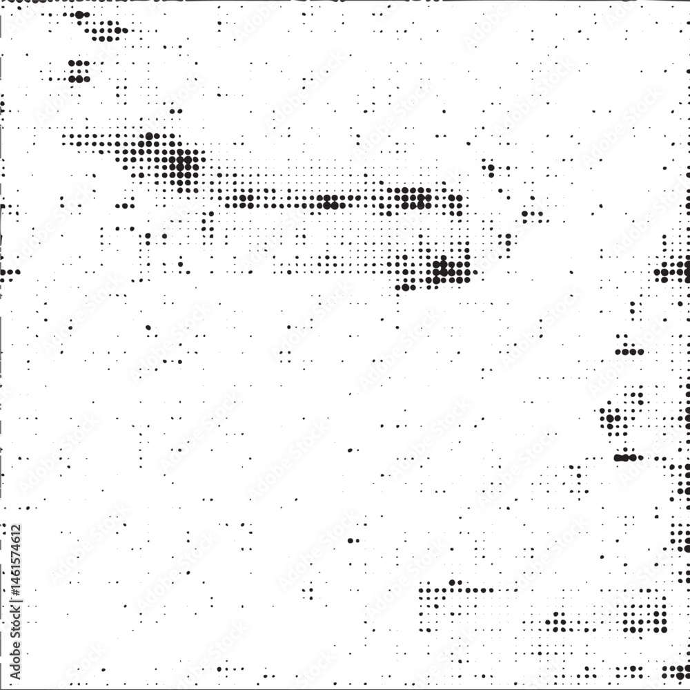 Poster a densely packed monochrome field of small dots creates a textured surface.
