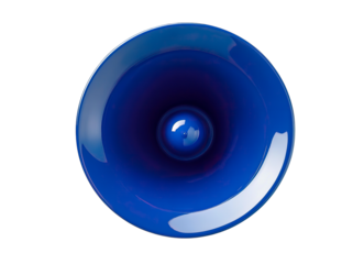 Blue megaphone