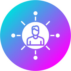 Professional Network Icon