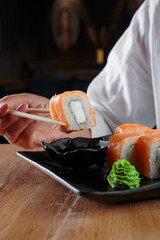 Fresh fish with a side dish for you