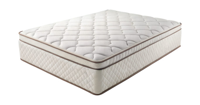 Comfortable quilted mattress for restful sleep