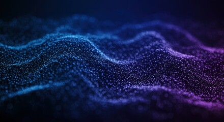 Ethereal network of shimmering nodes pulsating with mystic energy across a vibrant terrain