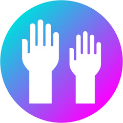 Fototapeta premium Hands Icon