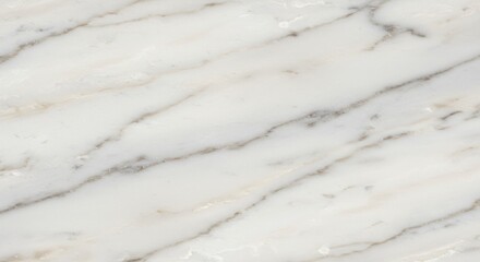 Veined Elegance White marble canvas with bold diagonal strokes of gold and gray