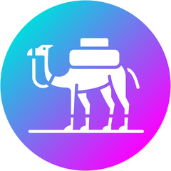 Camel Caravan Icon