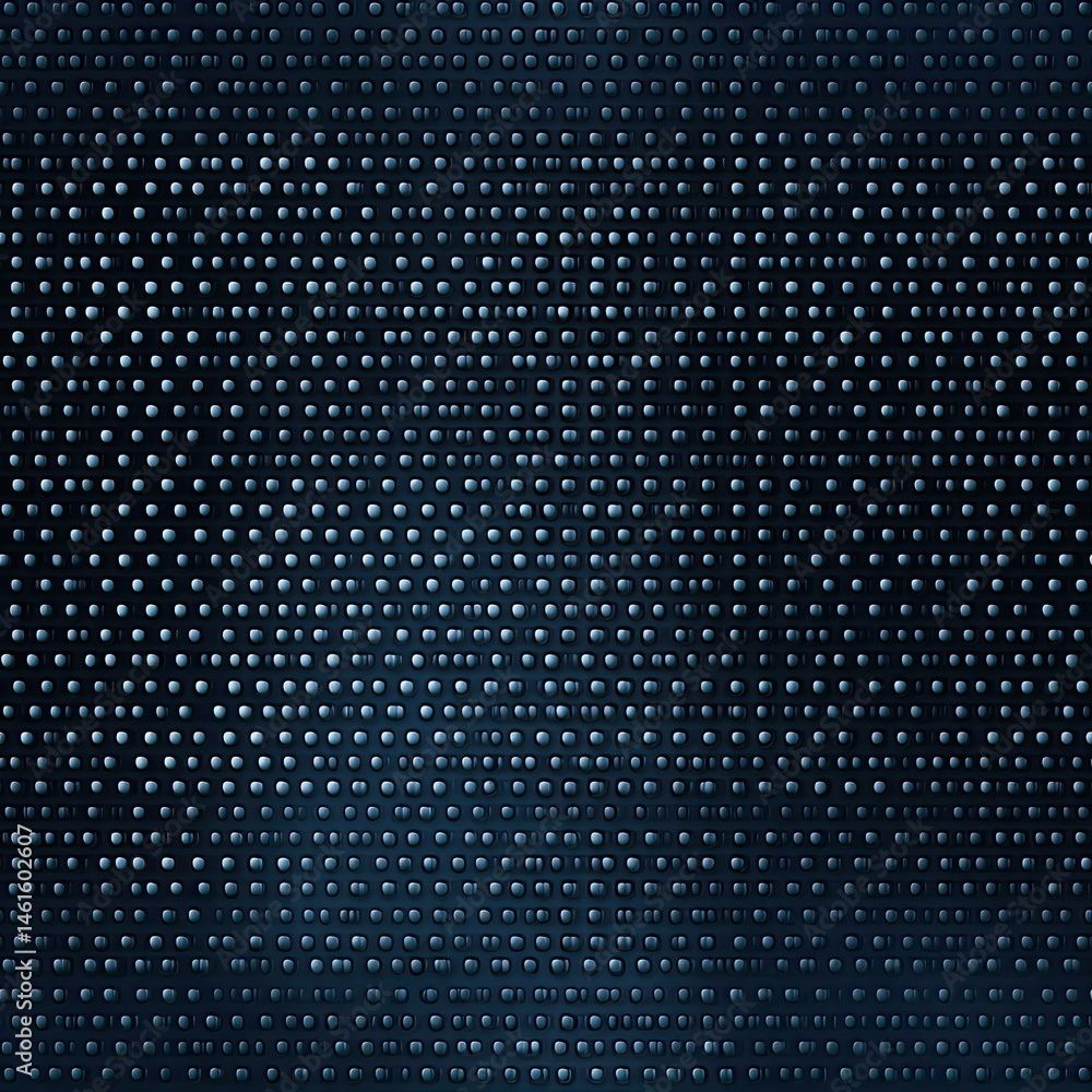 Poster explore an abstract blue glowing backdrop of pixel dots and stars, illustrating big data and ai in c