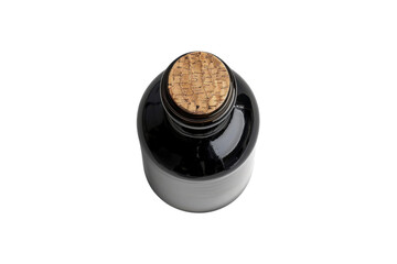 Overhead View of Fine Wine Bottle Cork