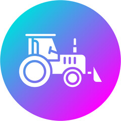 Utility Tractor Icon