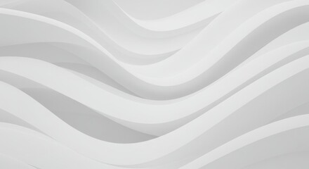 Obraz premium Ethereal dance of white waves a minimalist symphony of light and shadow
