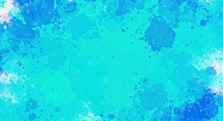 Watercolor depths of blue creating an aquatic dreamscape