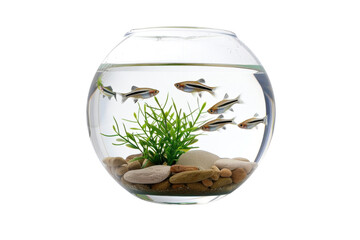 Vibrant Zebrafish in Aquarium