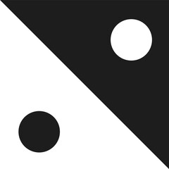 abstraction, square tai chi, yin, yang, 