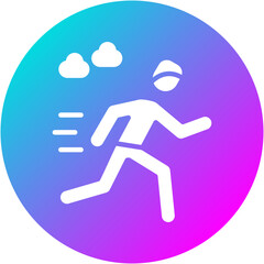 Runner Silhouette Icon