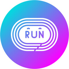 Running Track Icon