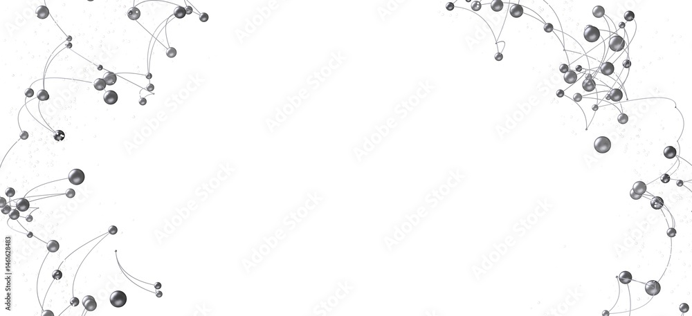 Poster Abstract background with connected dots and lines.  Perfect for technology, network, or connection concepts.