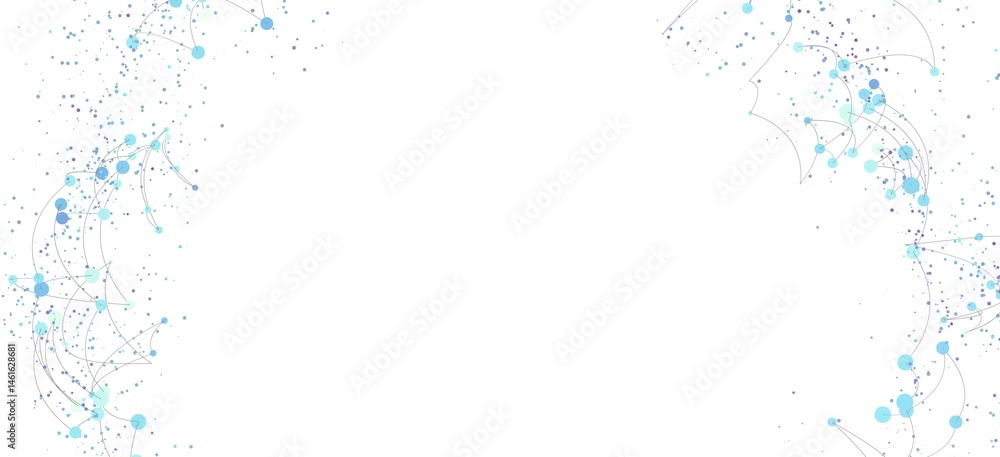 Poster Modern abstract background with network connections. Ideal for technology, digital, and communication concepts.