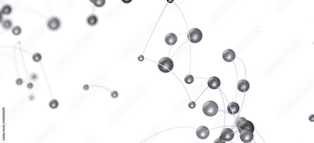 Poster modern technology background. network connection, digital data, communication concept.