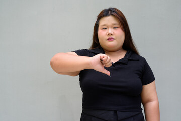 Portrait of Asian cute teenager girl