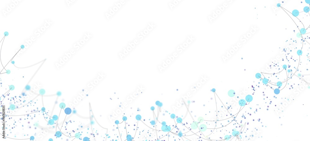 Aufkleber stunning abstract background featuring a network of light blue dots and lines. perfect for technolog