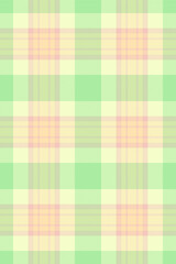 Part fabric vector pattern, frame background check texture. Colour seamless textile tartan plaid in light and green colors.