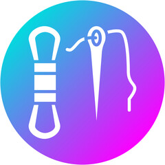 Obraz premium Embroidery Thread Icon