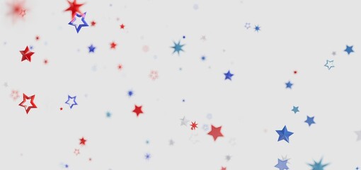 Celebrate with this festive background of red, white, and blue stars. Perfect for 4th of July,...