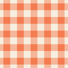 Classic gingham pattern in warm coral and cream.  A versatile design evoking comfort, picnics, and home decor.  Ideal for backgrounds, textiles, and seasonal designs.