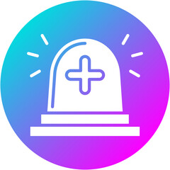 Obraz premium Emergency Siren Icon