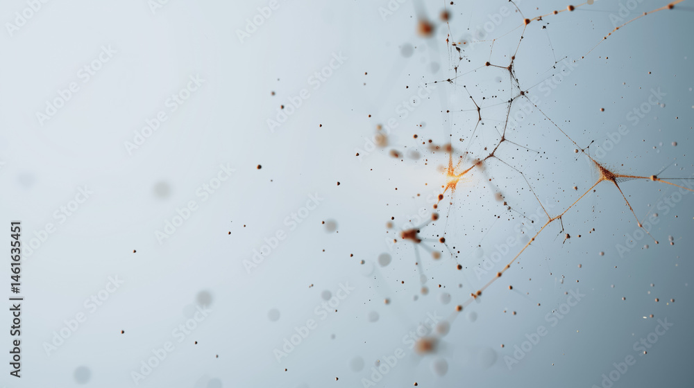 Poster abstract network connections: a mesmerizing abstract representation of interconnectedness, with swir