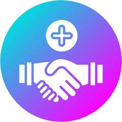 Obraz premium Medical Partnership Icon