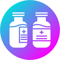 Obraz premium Medication Vial Icon
