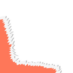 Abstract Torn Paper Corner