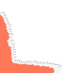 Obraz premium Abstract Torn Paper Corner