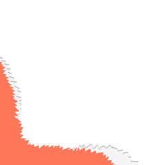 Obraz premium Abstract Torn Paper Corner