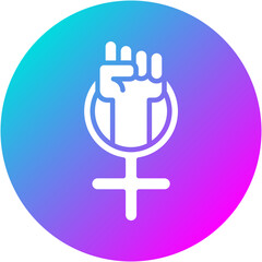 Obraz premium Womens Rights Icon