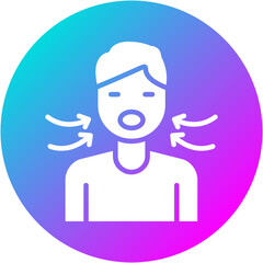 Deep Breathing Icon