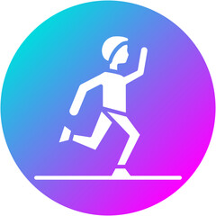 Fototapeta premium Jogging Icon