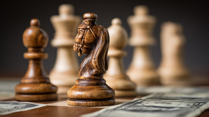 Strategic investor for a financial consultant play chess and will do market prediction