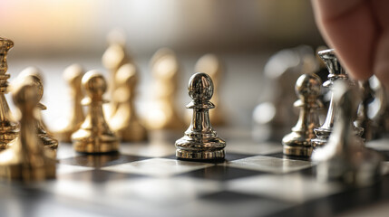 Strategic investor for a financial consultant play chess and will do market prediction