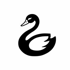 black swan vector