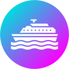 Obraz premium Ferry Icon