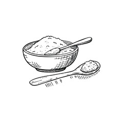bowl of rice with chopsticks