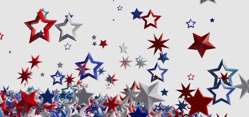Festive 4th of July background.  Perfect for celebrations!