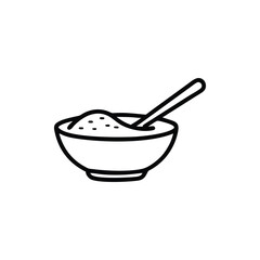 bowl of rice with chopsticks