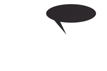 Black paper cut speech bubble, chat symbol with speech bubbles, cartoon style speech bubbles PNG transparent